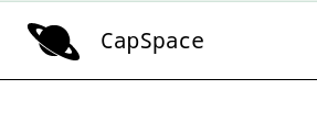 The capsite header logo